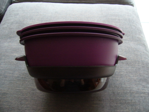 Tupperware 101° MicroGourmet Dampfgarer für die Mikrowelle. Bild 4