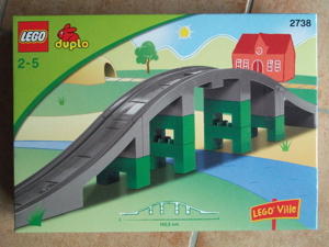 Lego Duplo 2738 - Brücke - Eisenbahnbrücke