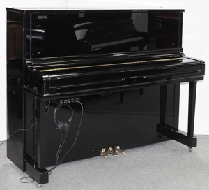 Klavier Yamaha YUS1 Silent, 121 cm, schwarz poliert, Nr. 6246130 Bild 2