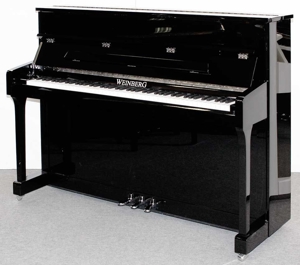 Klavier Weinberg U 110 T, schwarz poliert, 5 Jahre Garantie Bild 1