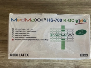 MedMaXX HS-700K-GC Kids  3-lagige med. OP Maske Typ II grün camouflage  50 Stk Bild 2