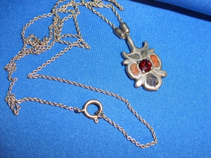 Vintage Anhänger mit Kette / Antiken Schmuck / Rarität Bild 10