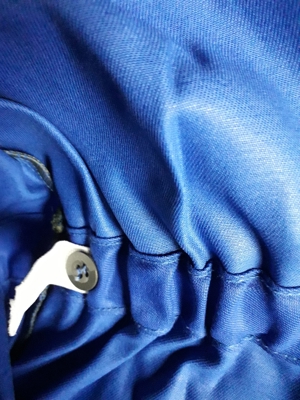 Arbeitsoverall Größe 60 royalblau - robuste Qualität 100 % Baumwolle Bild 4