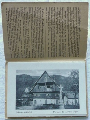 Hochschwarzwald - La Haute Foret Noire - Klappansichtenheft, alt Bild 4