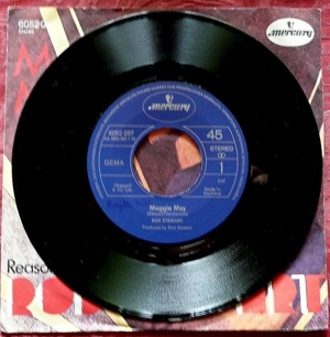 Vinyl-Single Rod Steward - Maggie May Bild 3