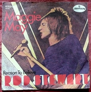 Vinyl-Single Rod Steward - Maggie May Bild 1