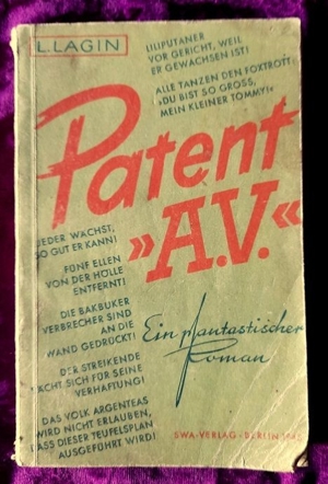 Patent A.V. - ein phantastischer Roman von L.Lagin Bild 1