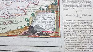 Kupferstich koloriert 1783 Landkarte Provence Frankreich Mittelmeer Marseille Paris Bild 8