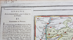 Kupferstich koloriert 1783 Landkarte Provence Frankreich Mittelmeer Marseille Paris Bild 3
