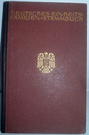 Familienstammbuch, Fam. Schulze, anno 1930, Genealogie Bild 1