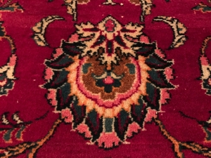 Original Keshan Perserteppich, handgeknüpft, 210 x 140 Bild 2