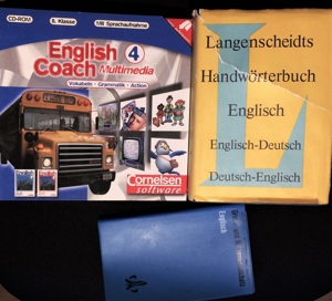 Englisch 8. Klasse Nachhilfe am PC, großes Wörterbuch