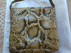 Schlangenleder-Handtasche Bild 2