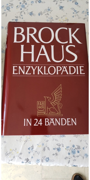 Brockhaus Enzyklopädie 30 Bänder Halblederausgabe mit Goldschnitt Bild 5