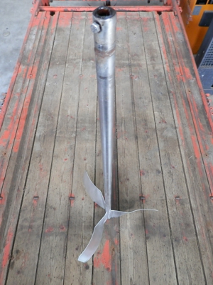 Edelstahl Rührflügel, Rührpaddel Bild 2