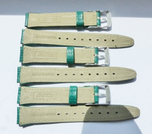 Original Benetton Uhrenarmband Leder 14/16mm Breite Bild 2