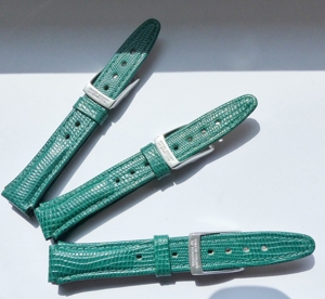 Original Benetton Uhrenarmband Leder 14/16mm Breite Bild 3