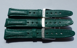 Original Benetton Uhrenarmband Leder 14/16mm Breite Bild 5