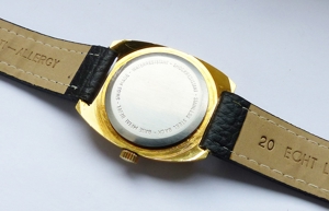 Lanco Swiss Calendar17Jewels Herren Vintage Armbanduhr Top Uhr Bild 8