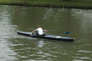 Ruderboot mit Rollsitz, Rennruderboot, Fun Trainer Einer, Sportruderboot Bild 2
