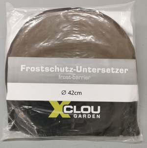 Xclou Frostschutz-Untersetzer Ø42cm Pflanzenuntersetzer Pflanzenkübel Winterschutz Bild 3