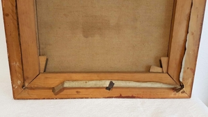 Heilige Familie Ölgemälde antik Maria Josef Jesus Kind Engel Mutter Gottes Bild 10