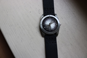 #Herrenuhr, #schwarz-silber, #neu, #ohne Batterie Bild 1