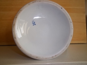 Antiquarische Kaffeekanne Strohblume friesisch blau Bild 4