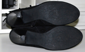 Raffinierte Stiefeletten von Tamaris, Größe 40, Wildleder schwarz Bild 5