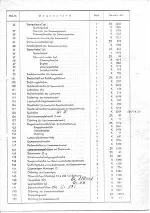 Solex Vergaser 30BFLVS Mercedes-Benz 170V & 170Va Ersatzteile Bild 2