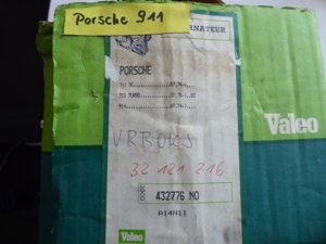 Valeo Lichtmaschine A14N67 Porsche 911 Bosch 0986080300