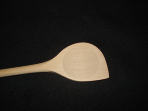 30 neuwertige unbenutzte Ahorn Holz Kochlöffel Länge 35 cm. Bild 4