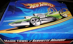 HOT WHEELS MAGIC TOWEL HANDTUCH/ WASCHLAPPEN 1STK