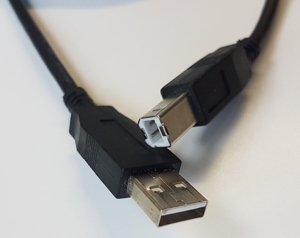 USB A/B - Drucker Kabel ca. 1,80 m lang schwarz