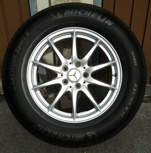 4x Sommer Komplett Räder Michelin 235 65 R17 104W ML GLC R W164 W166 Vito Mercedes Bild 14