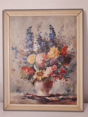 Stillleben von K. Müller "Blumenvase" Bild 1