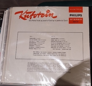 Vinyl-Schallplatte "Kufstein" - Original österreichische Volksmusik Bild 2