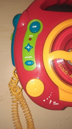 Kinder CD-Player mit Mikrofonen  Bild 2