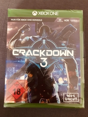 XBox One Crackdown 3 (neu, ungeöffnet in OVP) 2019