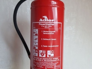Feuerlöscher 6kg ABC-Pulver