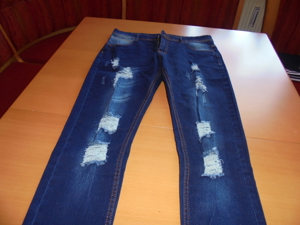 NEU: Damen Stretch Jeans blau Gr. M Bild 1