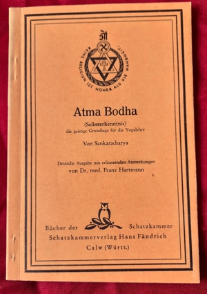 Atma Bodha - Sebsterkenntnis die geistige Grundlage für die Yogalehre Bild 1