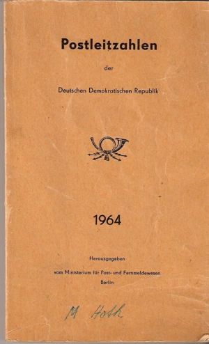 DDR Postleitzahlenbücher Bild 1