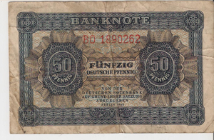 DDR Geldschein Bild 1