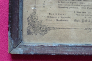 Gedenkblatt 1870 & 1871 Bild 3