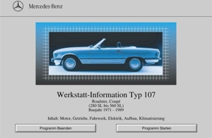 Mercedes WIS für W107/ W116/ W123/ W124/ W126/ W201 Deutsch USB-Stick Bild 2