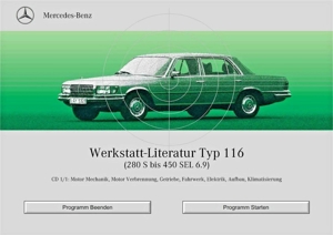 Mercedes WIS für W107/ W116/ W123/ W124/ W126/ W201 Deutsch USB-Stick Bild 3