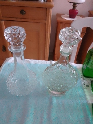 Deko Flaschen. Grüne, weiße. Bild 2