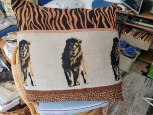 Sofakissen. 62 x 62 cm. Afrika. Bild 2