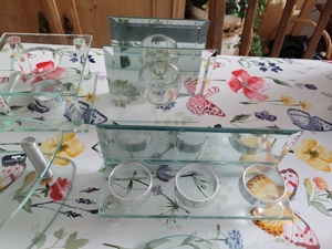 Teelichthalter. Glas. Bild 2